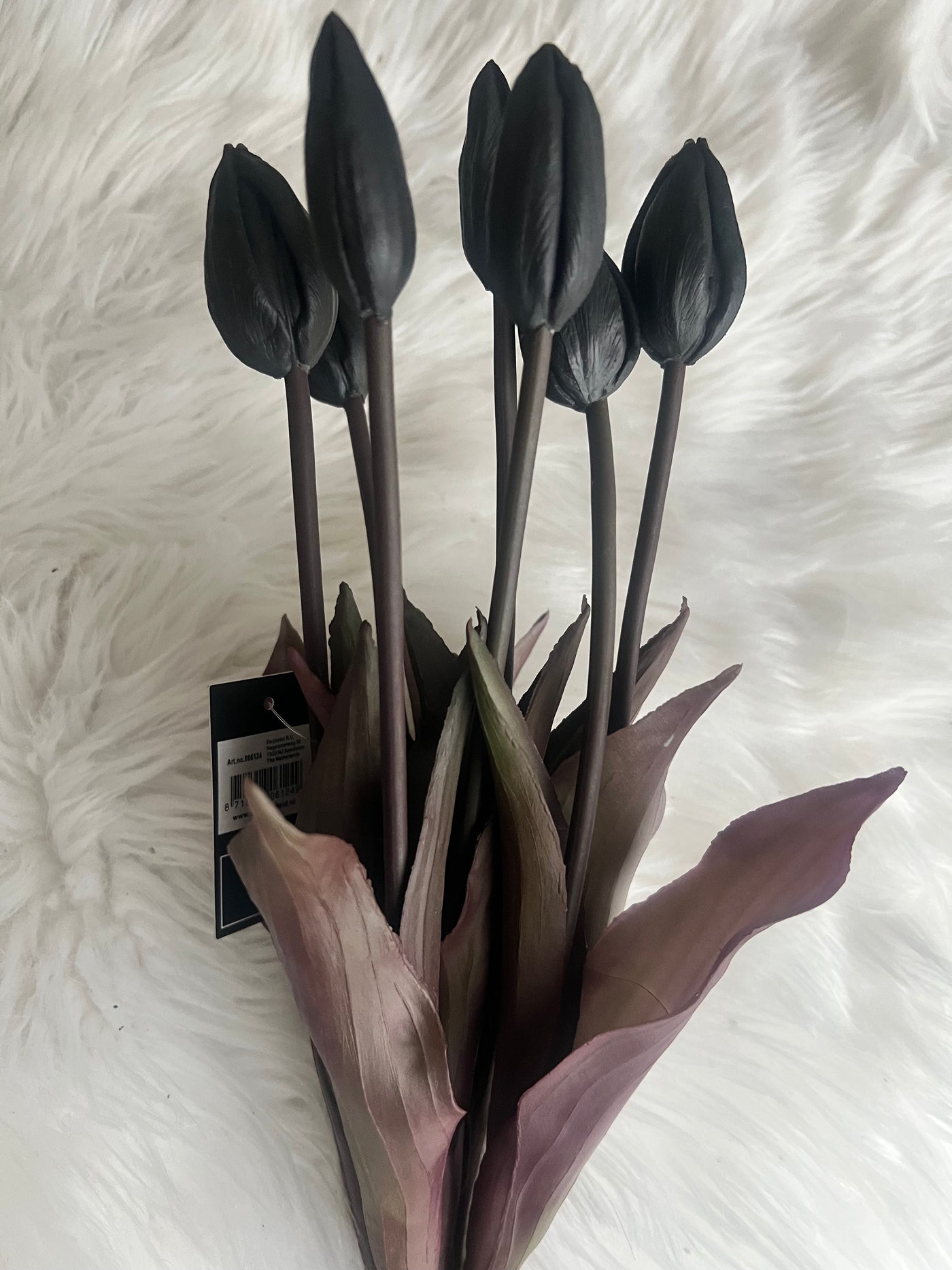 COUNTRYFIELD REAL TOUCH TULPEN ZWART